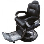 Hydraulic barber chair in black unit 8771-1 crna