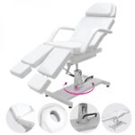 Pedikersko-kozmetički ležaj "CH-235" bijeli hidraulični