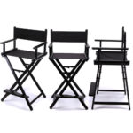 Profesionalni make-up stolac crna