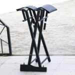 Profesionalni make-up stolac srebrna - Slika 2